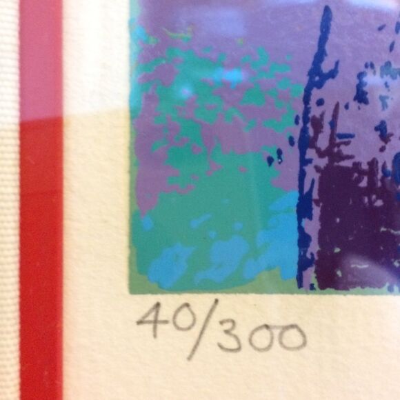 LeRoy Neiman Grand Prix de Monaco Framed Serigraph - Picture 5 of 10